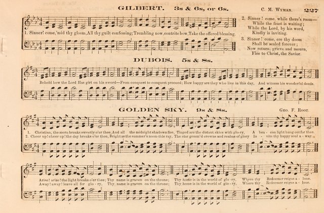 The Palm: a collection of sacred music, for choirs, singing schools and conventions page 227