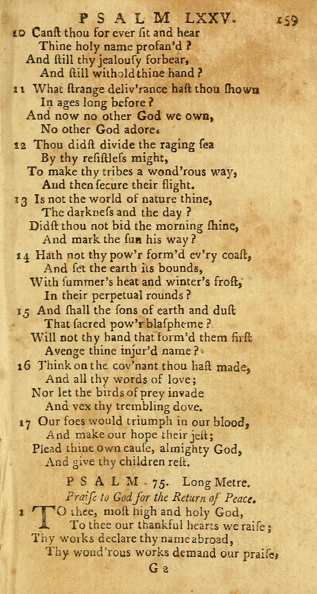 Psalms: carefully suited to the Christian worship in the United States of America: being an improvement of the old versions of the Psalms of David page 135