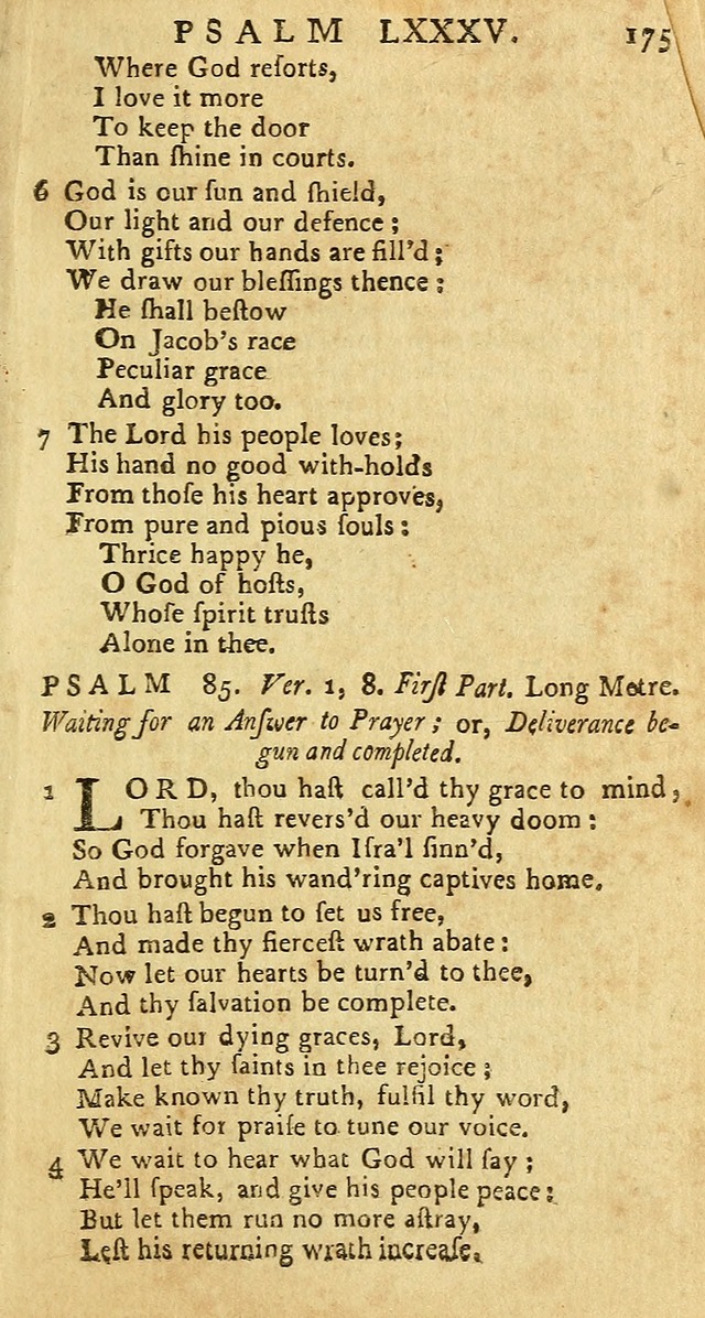 Psalms: carefully suited to the Christian worship in the United States of America: being an improvement of the old versions of the Psalms of David page 151