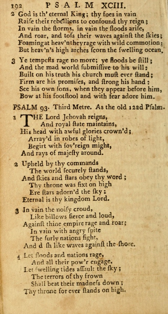 Psalms: carefully suited to the Christian worship in the United States of America: being an improvement of the old versions of the Psalms of David page 168
