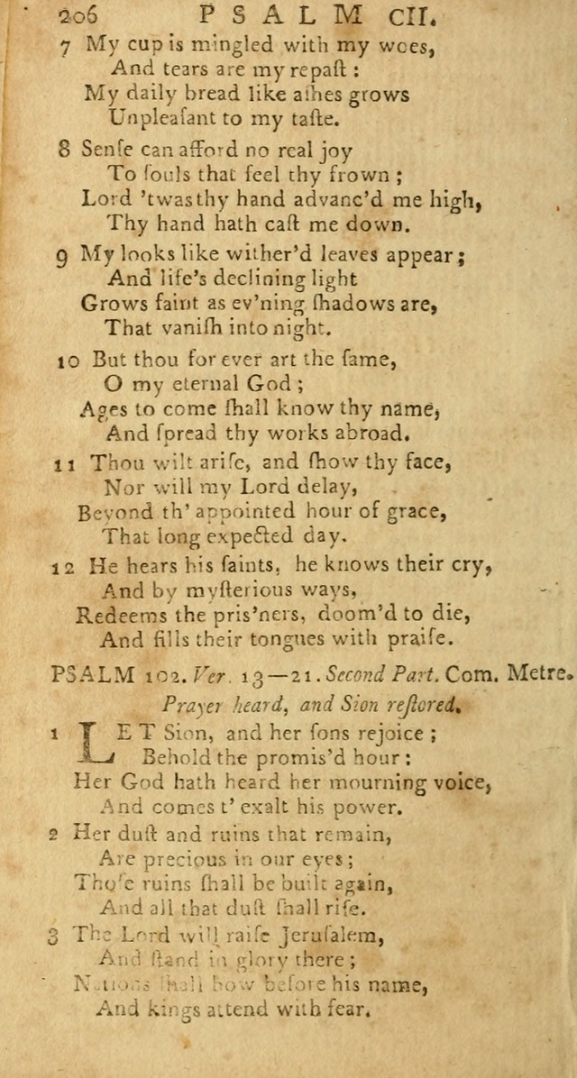 Psalms: carefully suited to the Christian worship in the United States of America: being an improvement of the old versions of the Psalms of David page 182