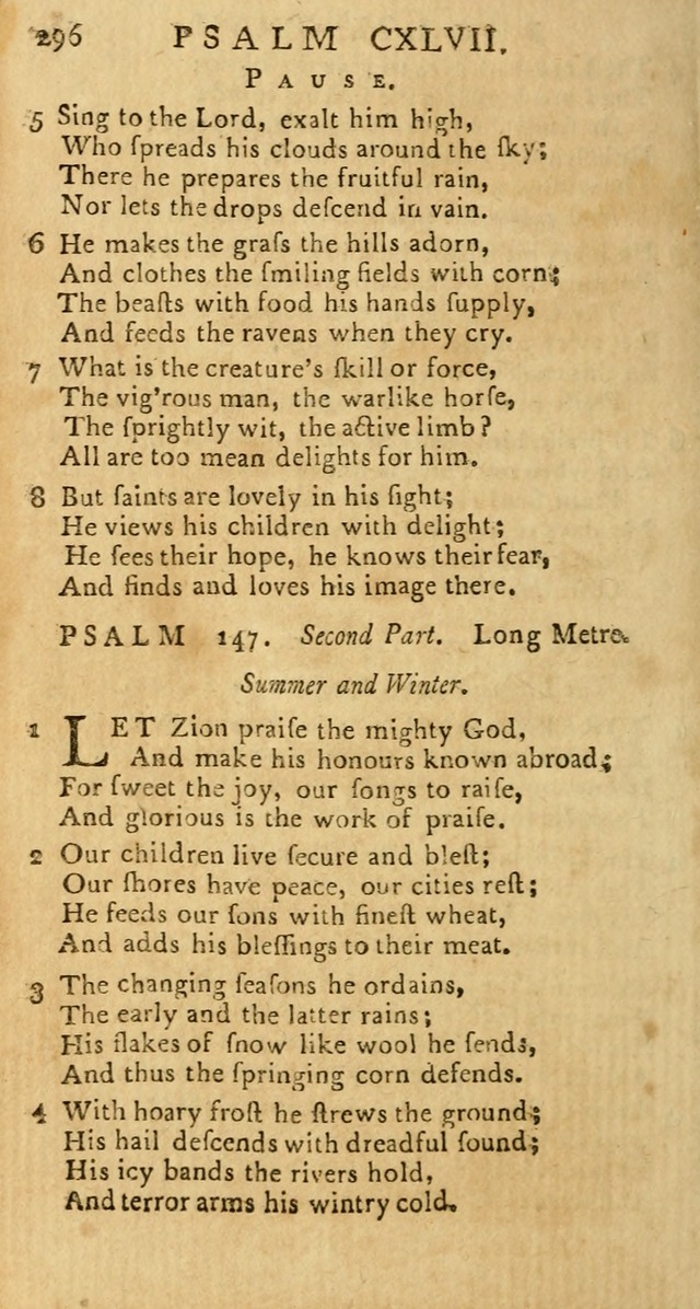 Psalms: carefully suited to the Christian worship in the United States of America: being an improvement of the old versions of the Psalms of David page 272
