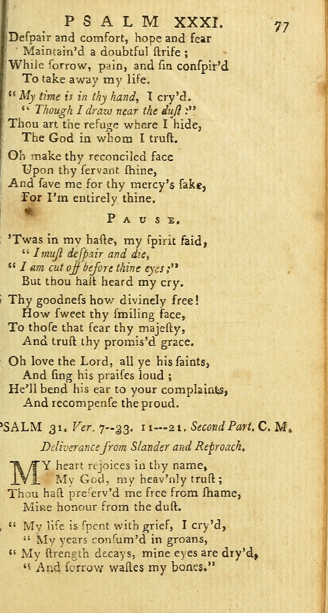 Psalms: carefully suited to the Christian worship in the United States of America: being an improvement of the old versions of the Psalms of David page 53