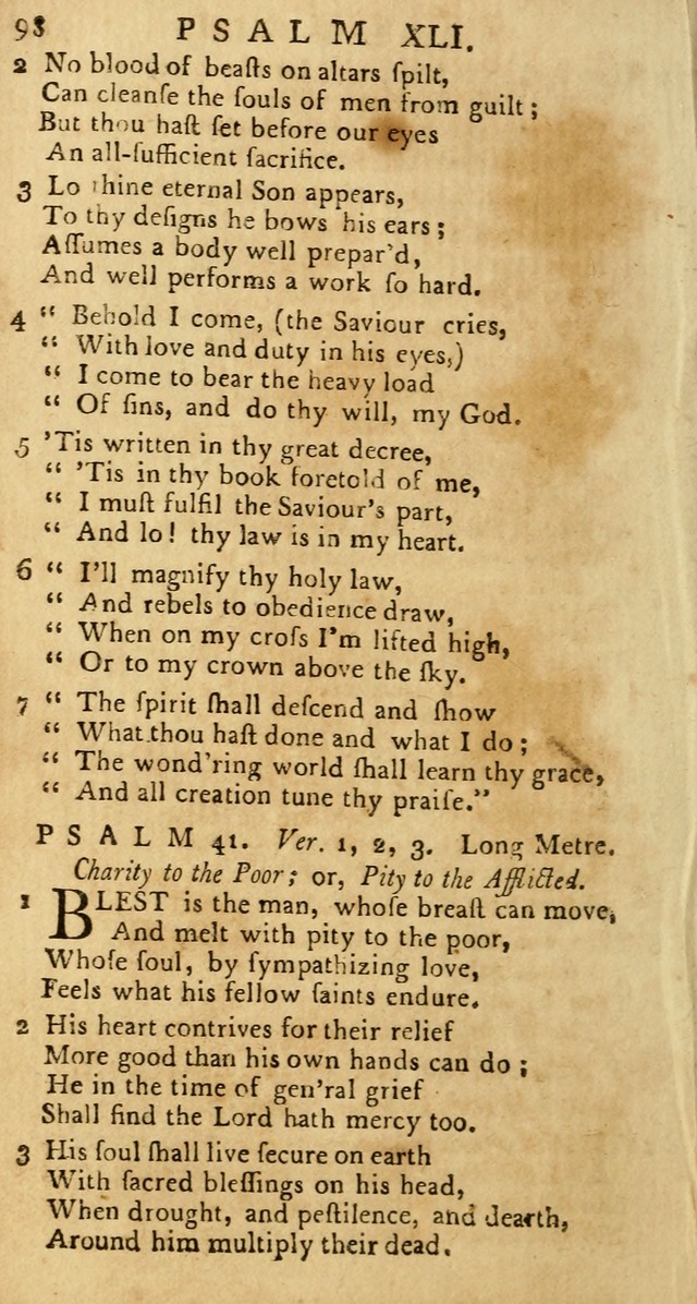 Psalms: carefully suited to the Christian worship in the United States of America: being an improvement of the old versions of the Psalms of David page 74