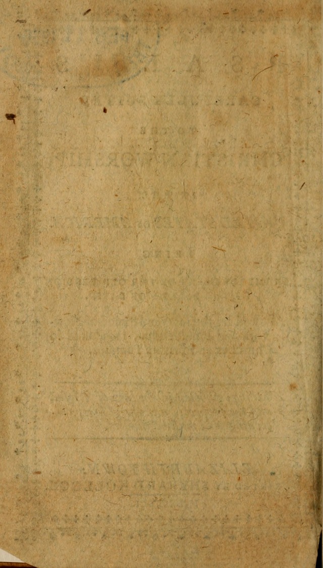 Psalms, carefully suited to the Christian worship in the United States of America: being an improvement of the old version of the Psalms of David ; allowed by the reverend Synod of New York and Philad page 2