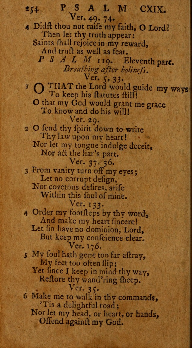Psalms, carefully suited to the Christian worship in the United States of America: being an improvement of the old version of the Psalms of David ; allowed by the reverend Synod of New York and Philad page 256