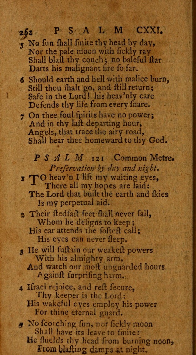 Psalms, carefully suited to the Christian worship in the United States of America: being an improvement of the old version of the Psalms of David ; allowed by the reverend Synod of New York and Philad page 264