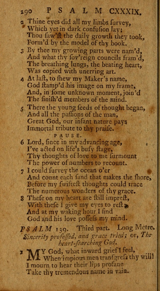 Psalms, carefully suited to the Christian worship in the United States of America: being an improvement of the old version of the Psalms of David ; allowed by the reverend Synod of New York and Philad page 292
