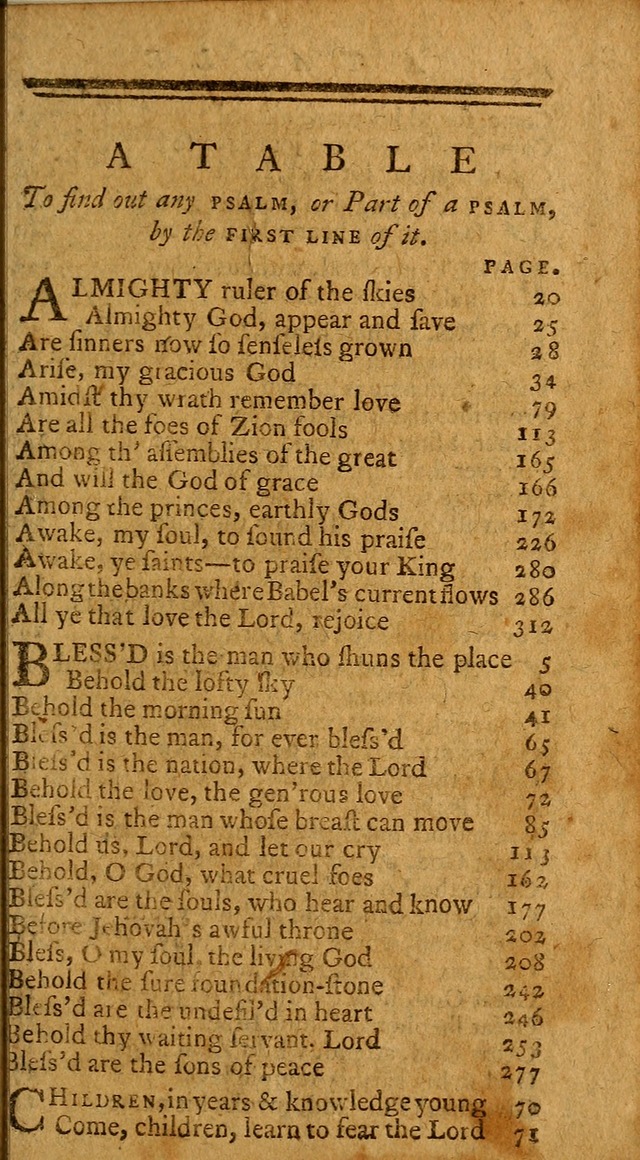 Psalms, carefully suited to the Christian worship in the United States of America: being an improvement of the old version of the Psalms of David ; allowed by the reverend Synod of New York and Philad page 317