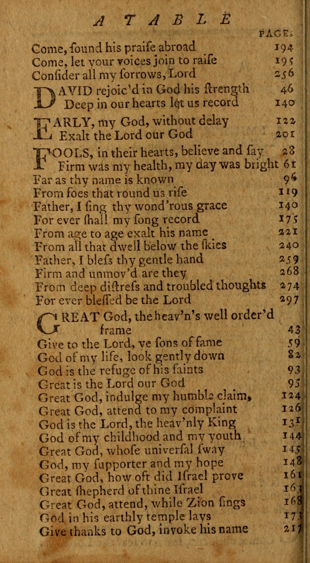 Psalms, carefully suited to the Christian worship in the United States of America: being an improvement of the old version of the Psalms of David ; allowed by the reverend Synod of New York and Philad page 318