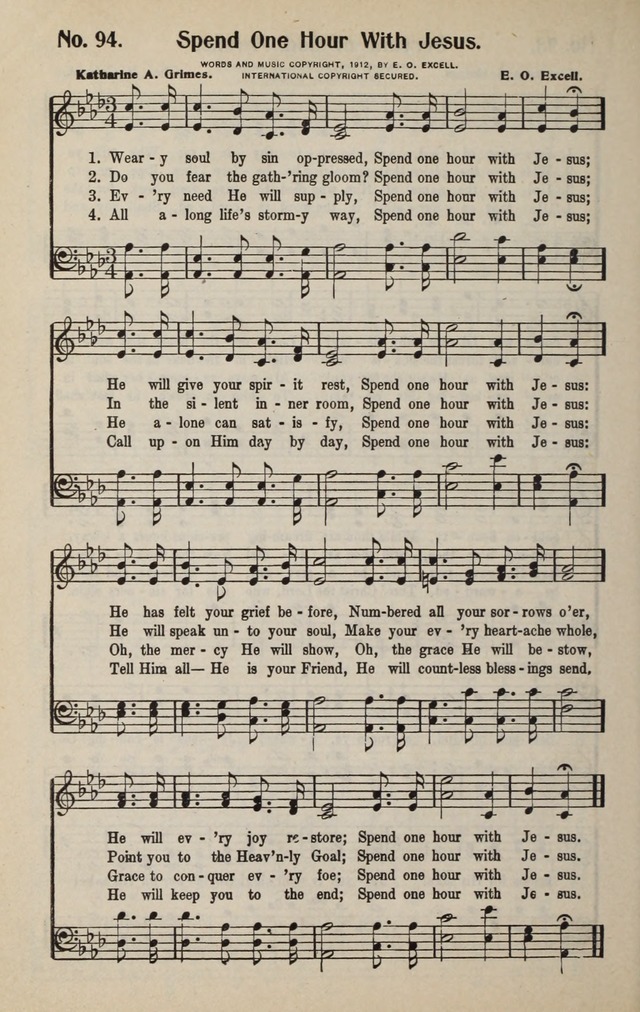 The New Praiseworthy: for the Church and Sunday School page 100