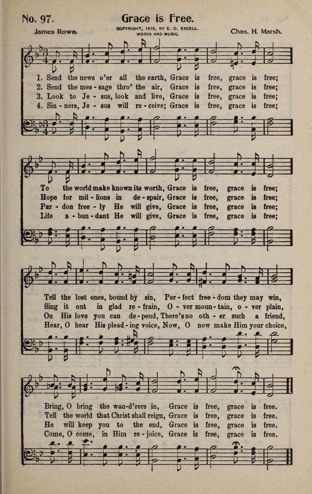 The New Praiseworthy: for the Church and Sunday School page 107