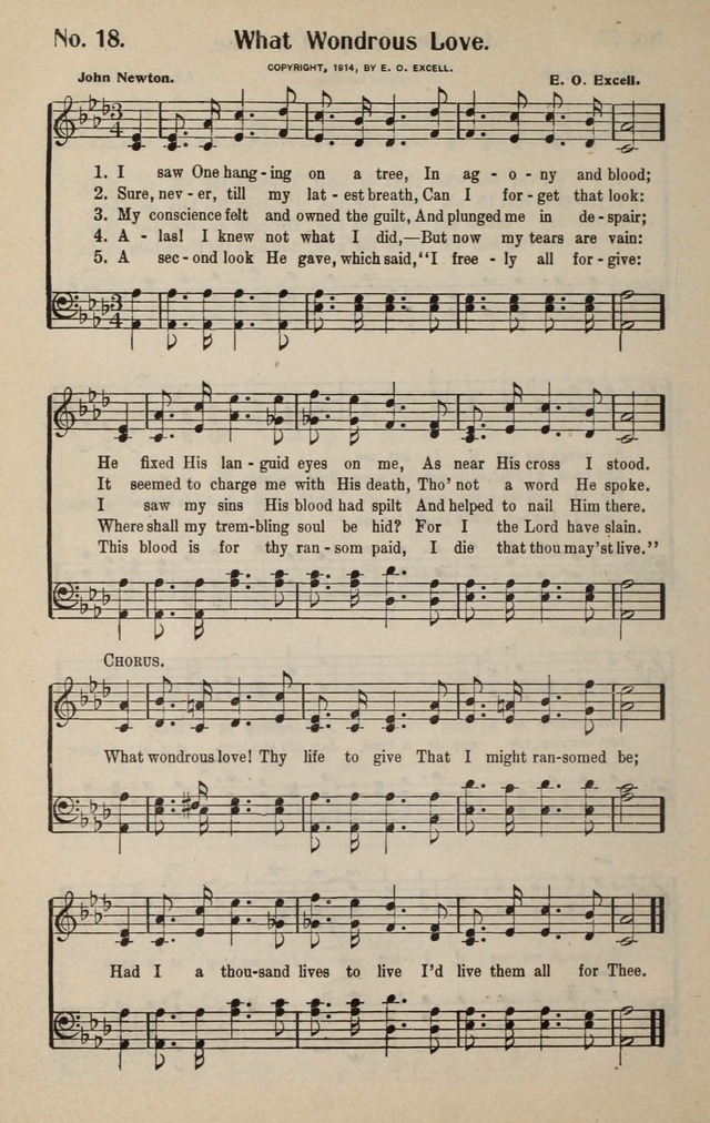 The New Praiseworthy: for the Church and Sunday School page 18