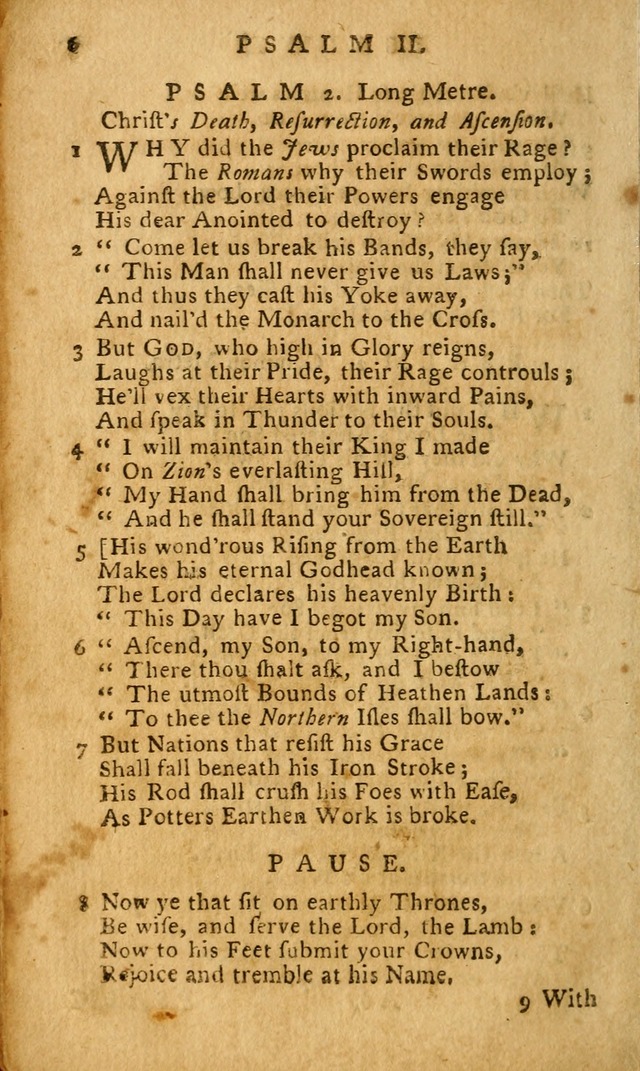The Psalms of David: imitated in the language of the New Testament. page 6
