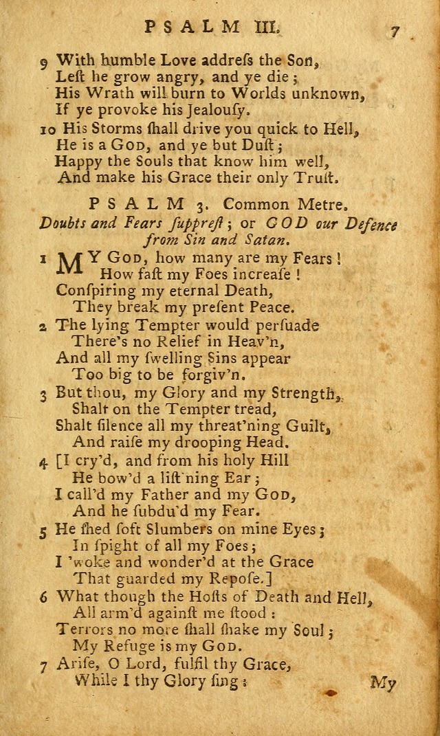 The Psalms of David: imitated in the language of the New Testament. page 7