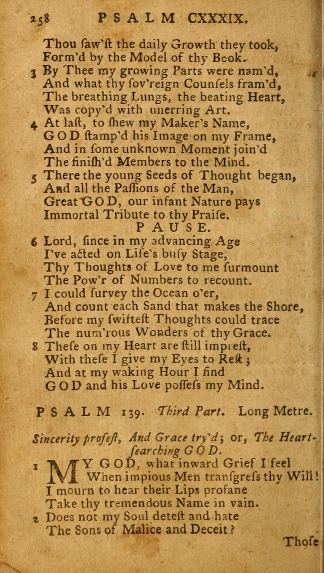 The Psalms of David: imitated in the language of the New Testament, and applied to the Christian state and worship (27th ed.) page 258