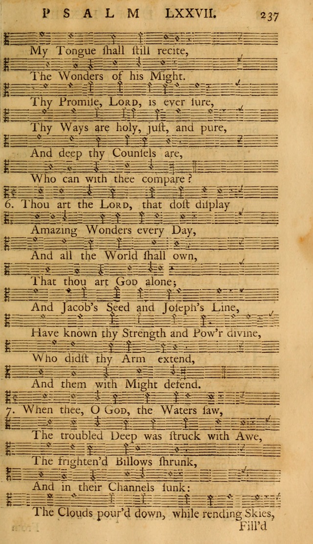 The Psalms of David: with the Ten Commandments, Creed, Lord
