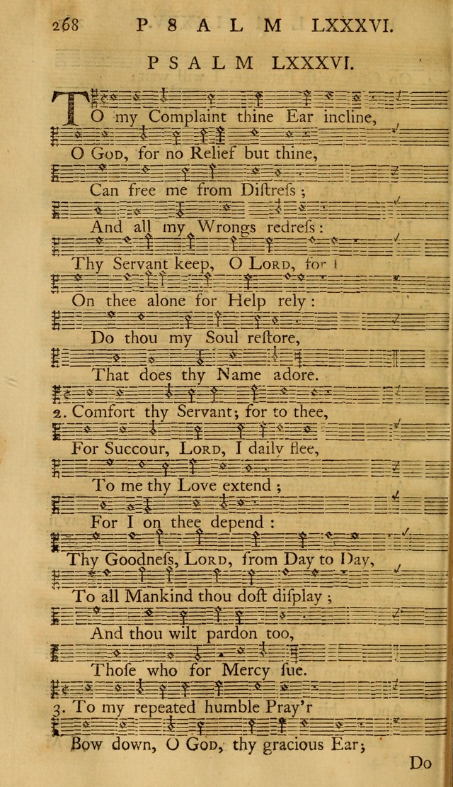 The Psalms of David: with the Ten Commandments, Creed, Lord