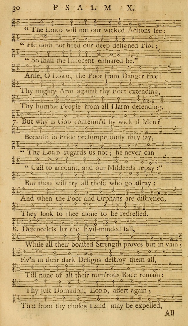 The Psalms of David: with the Ten Commandments, Creed, Lord