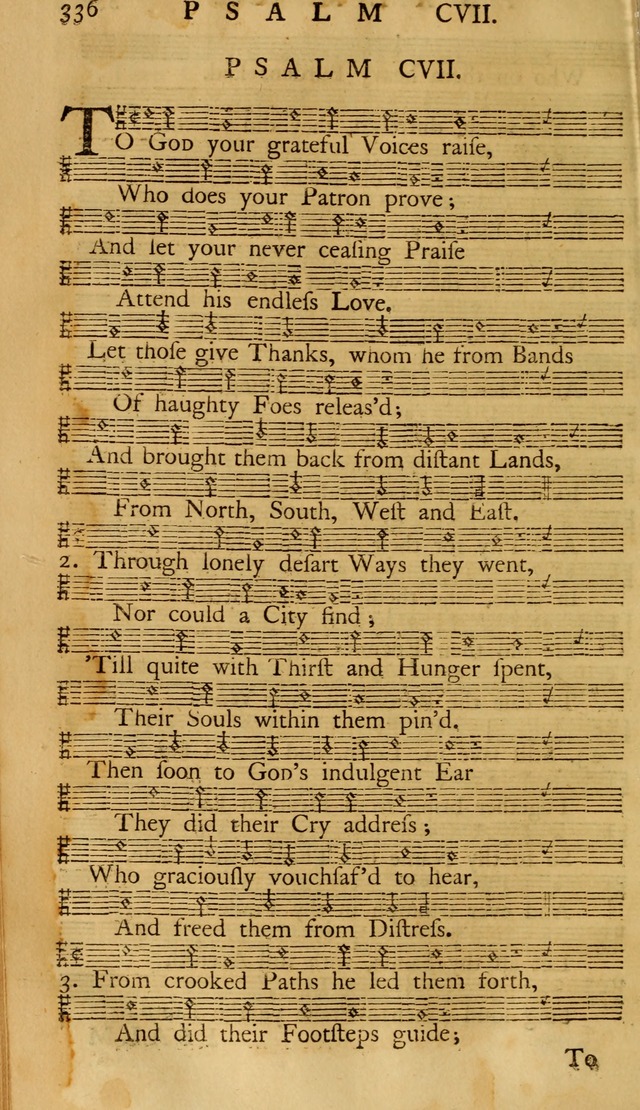 The Psalms of David: with the Ten Commandments, Creed, Lord