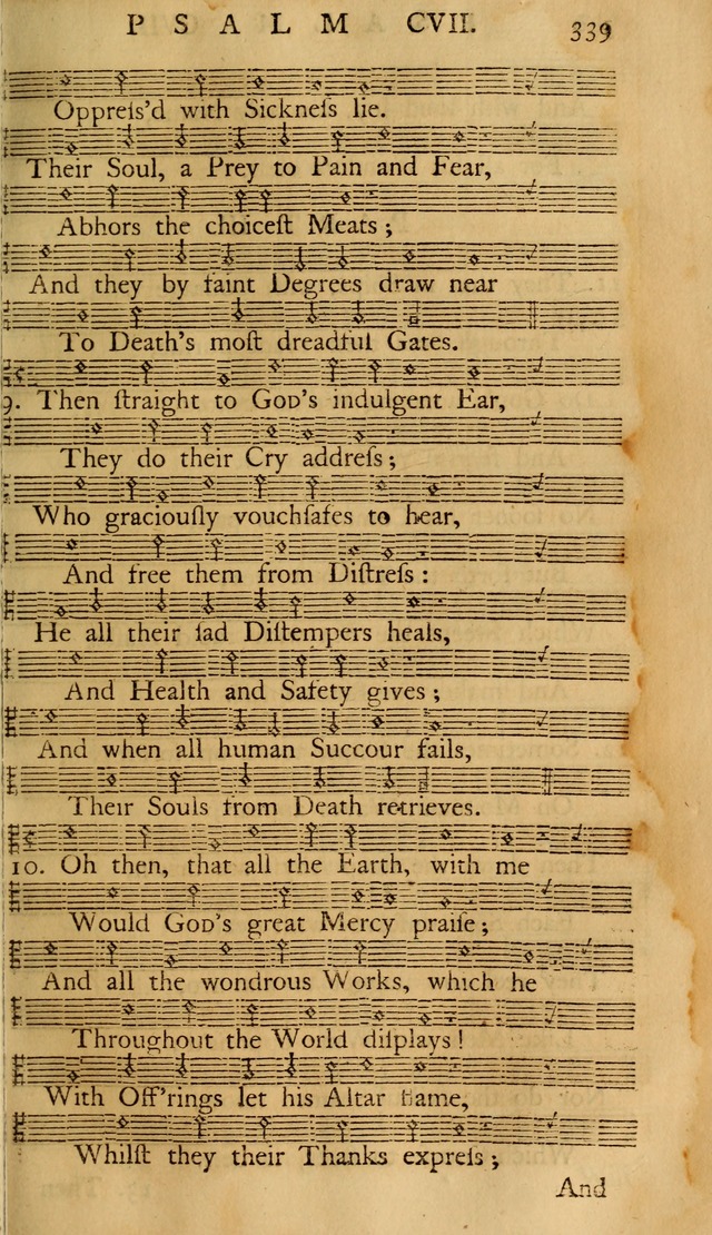 The Psalms of David: with the Ten Commandments, Creed, Lord