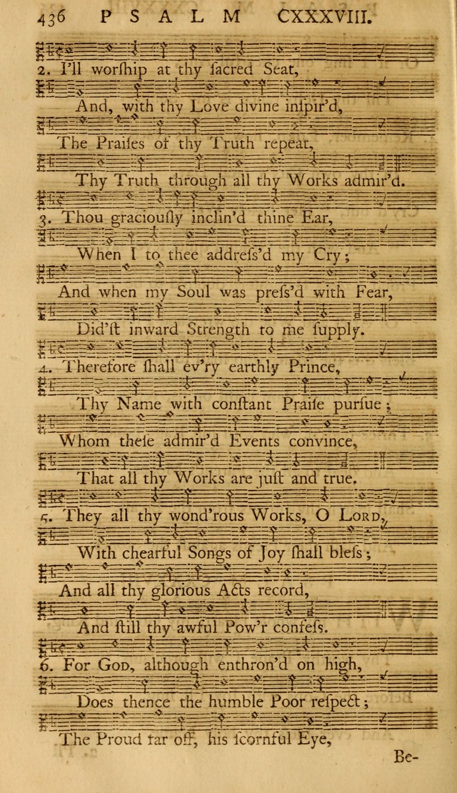 The Psalms of David: with the Ten Commandments, Creed, Lord