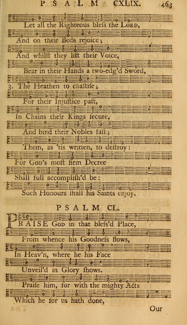 The Psalms of David: with the Ten Commandments, Creed, Lord