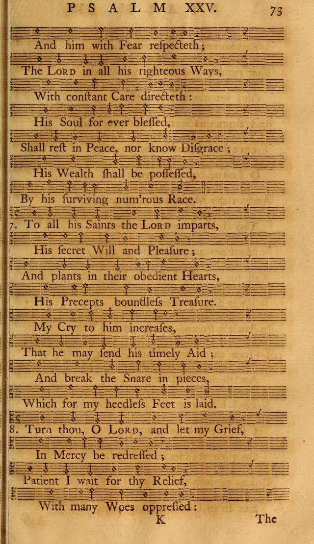 The Psalms of David: with the Ten Commandments, Creed, Lord