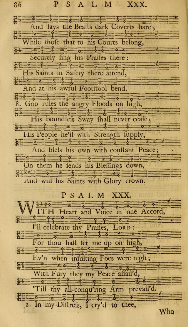 The Psalms of David: with the Ten Commandments, Creed, Lord