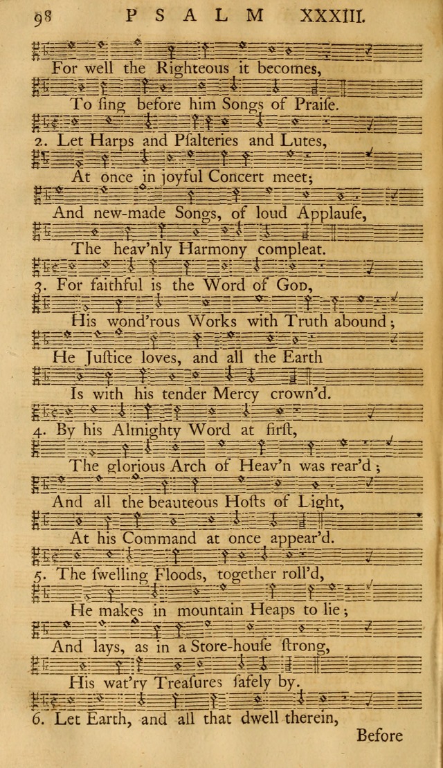 The Psalms of David: with the Ten Commandments, Creed, Lord