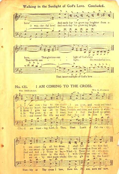 Praise Evangel: for Sunday-schools, revivals, singing-schools, conventions and general use in Christian work and worship page 125