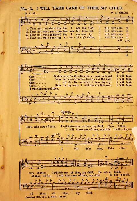 Praise Evangel: for Sunday-schools, revivals, singing-schools, conventions and general use in Christian work and worship page 13