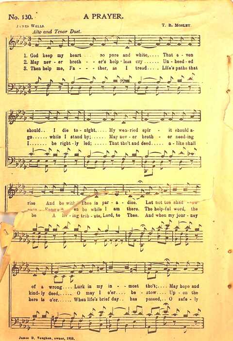 Praise Evangel: for Sunday-schools, revivals, singing-schools, conventions and general use in Christian work and worship page 134