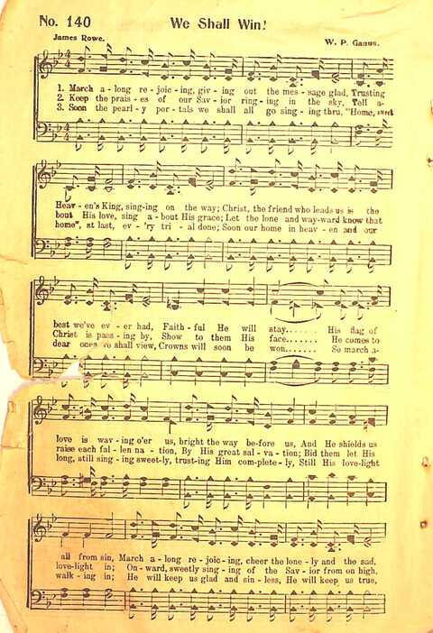 Praise Evangel: for Sunday-schools, revivals, singing-schools, conventions and general use in Christian work and worship page 154