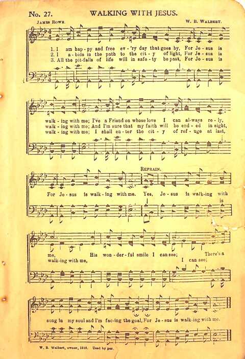 Praise Evangel: for Sunday-schools, revivals, singing-schools, conventions and general use in Christian work and worship page 27