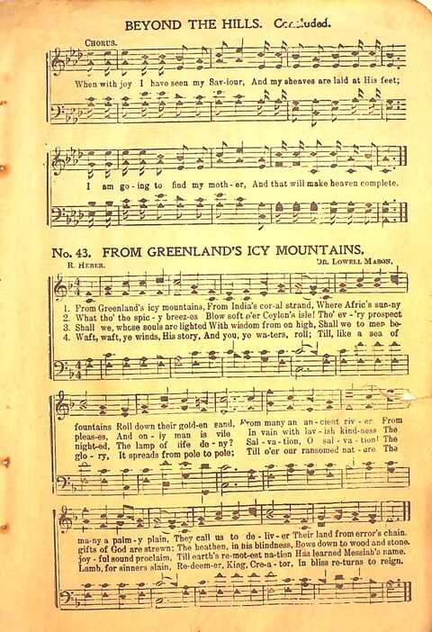 Praise Evangel: for Sunday-schools, revivals, singing-schools, conventions and general use in Christian work and worship page 43