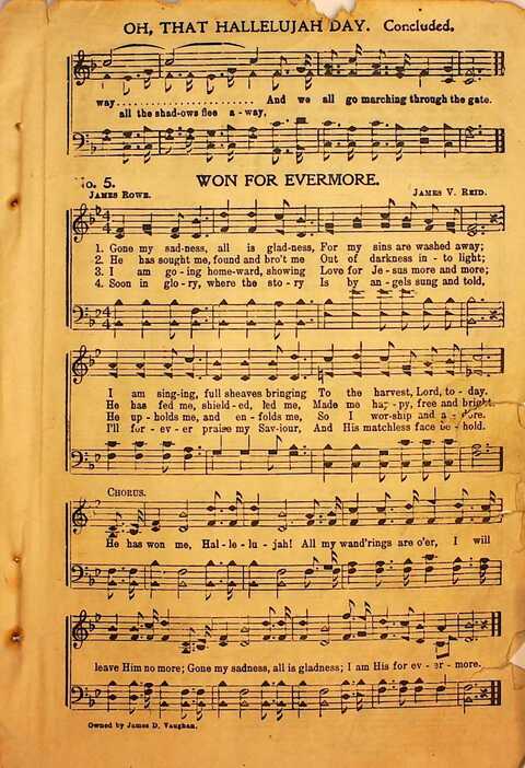 Praise Evangel: for Sunday-schools, revivals, singing-schools, conventions and general use in Christian work and worship page 5