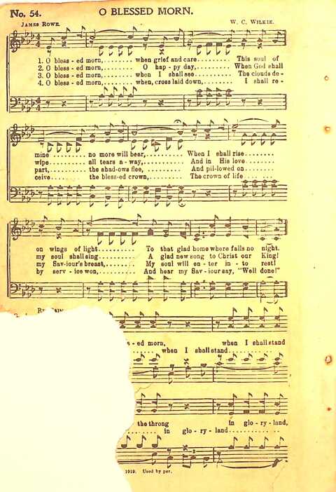 Praise Evangel: for Sunday-schools, revivals, singing-schools, conventions and general use in Christian work and worship page 54
