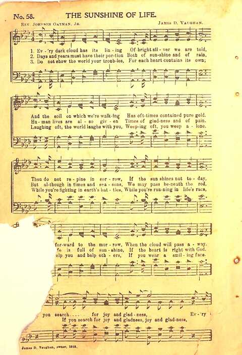 Praise Evangel: for Sunday-schools, revivals, singing-schools, conventions and general use in Christian work and worship page 58
