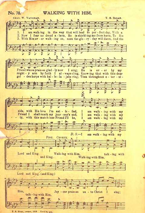 Praise Evangel: for Sunday-schools, revivals, singing-schools, conventions and general use in Christian work and worship page 78