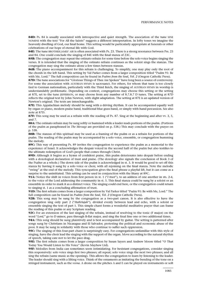 Psalms for All Seasons: a complete Psalter for worship page 1087