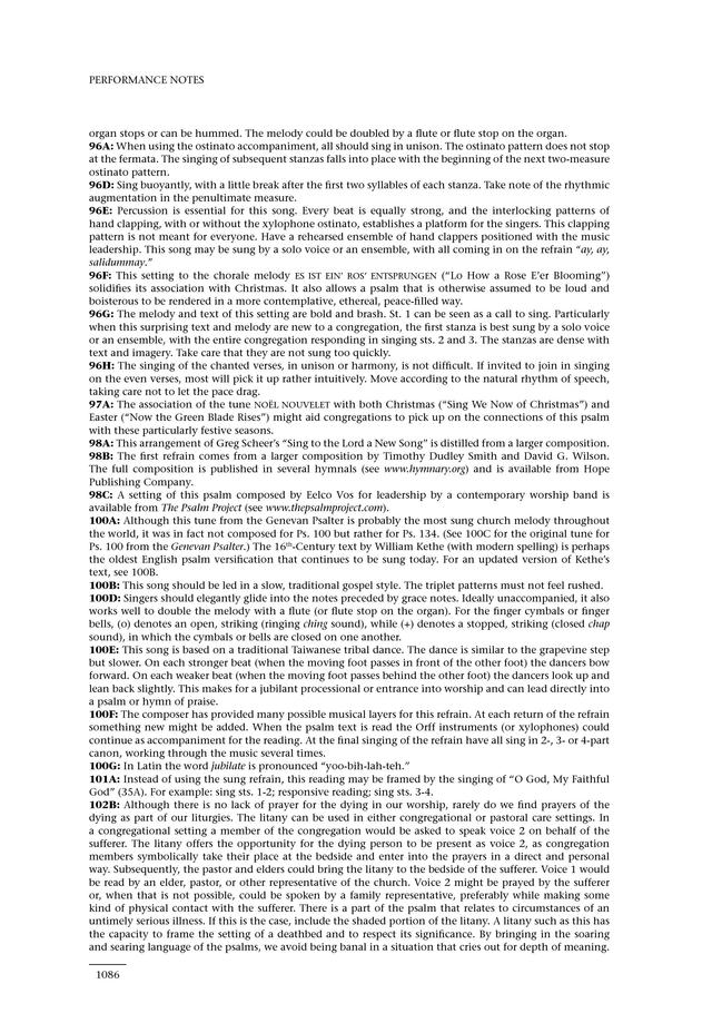 Psalms for All Seasons: a complete Psalter for worship page 1088