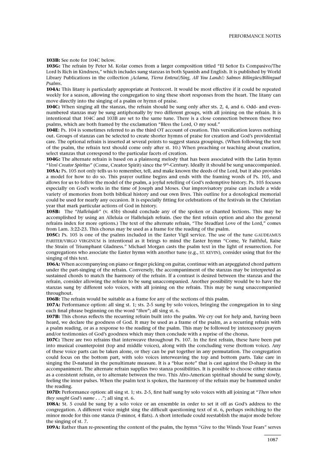 Psalms for All Seasons: a complete Psalter for worship page 1089