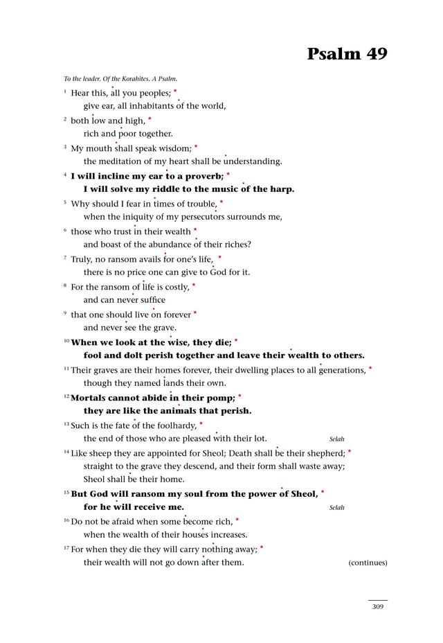 Psalms for All Seasons: a complete Psalter for worship page 309