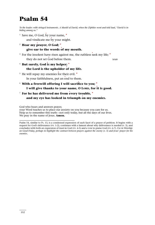 Psalms for All Seasons: a complete Psalter for worship page 352