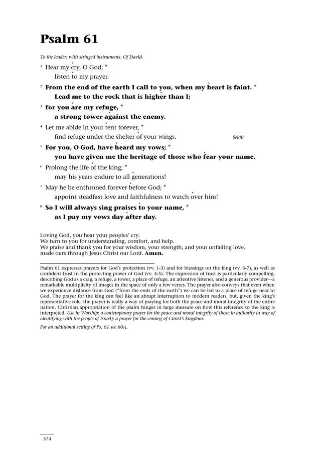 Psalms for All Seasons: a complete Psalter for worship page 374