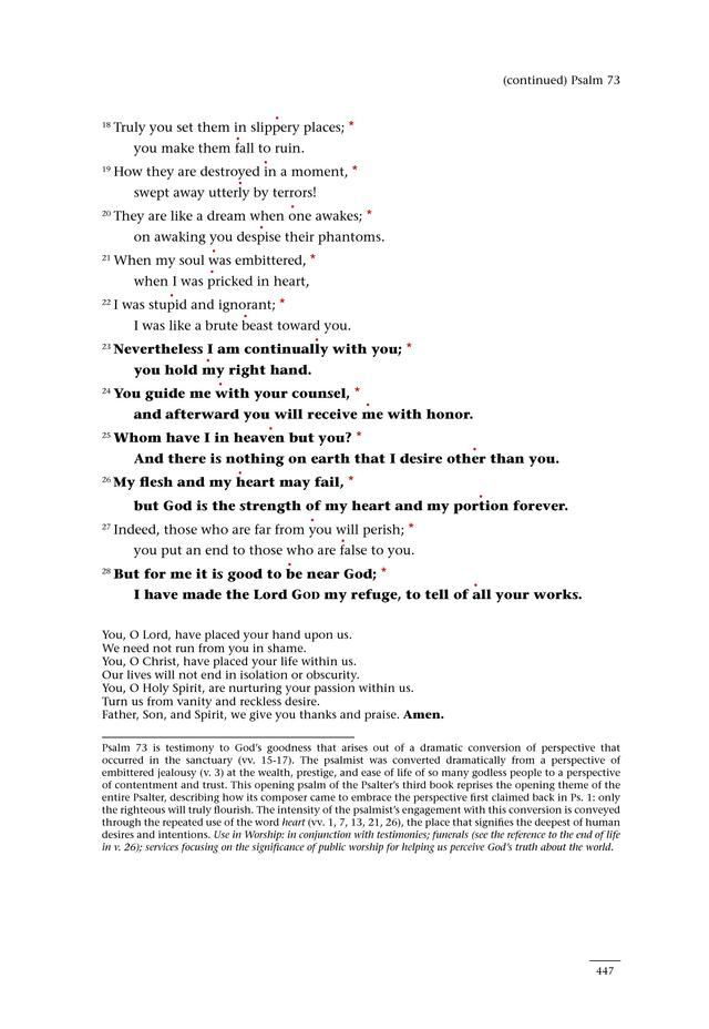 Psalms for All Seasons: a complete Psalter for worship page 448