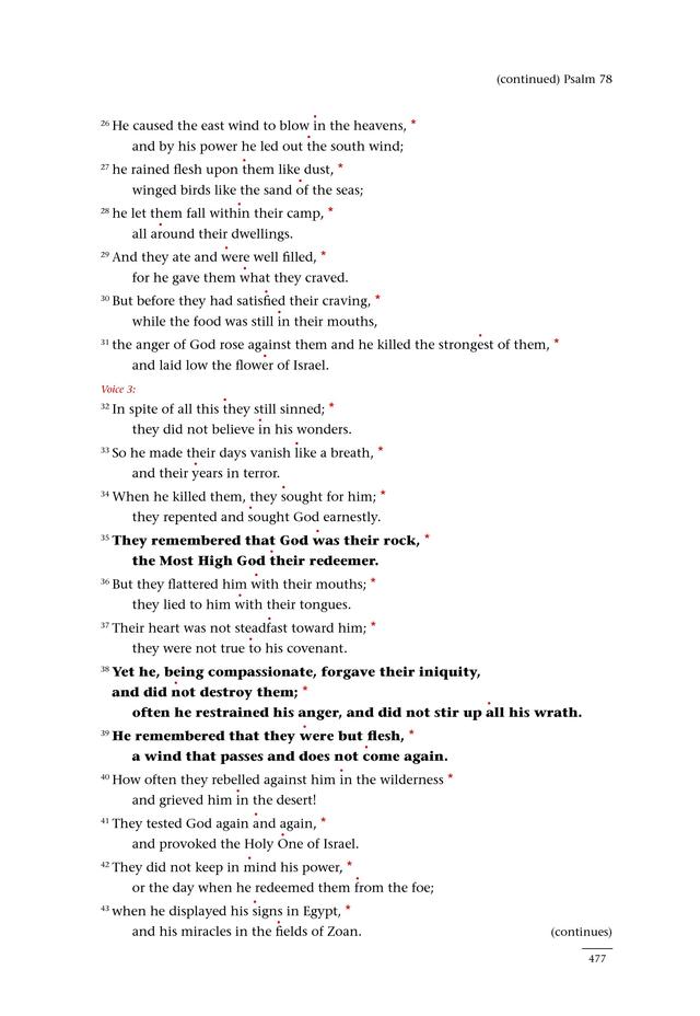 Psalms for All Seasons: a complete Psalter for worship page 478