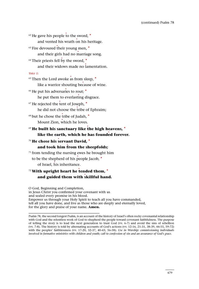 Psalms for All Seasons: a complete Psalter for worship page 480