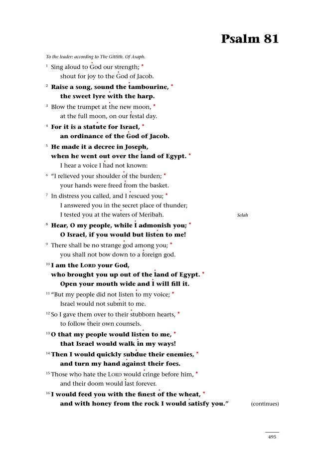 Psalms for All Seasons: a complete Psalter for worship page 496
